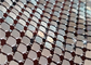 décoration de l'espace de Mesh Fabric Aluminium For Interior en métal de paillette de 6x6mm